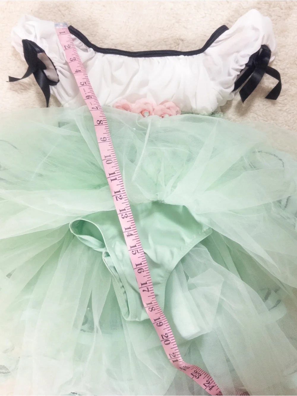 Weissman Dance Costume Girls SC Mint Green Tutu Recital Competition Dress